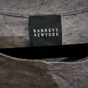 Barney’s New York gray blend long sleeve tunic, size medium